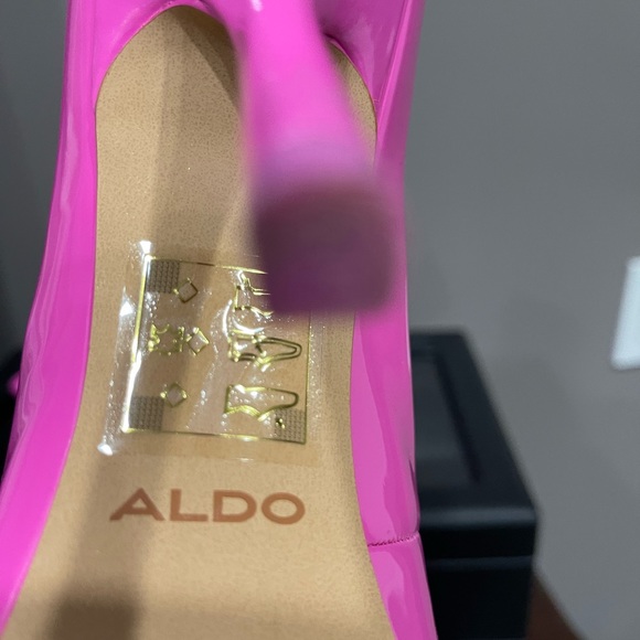Pink Aldo stiletto heels- worn once - Picture 6 of 6